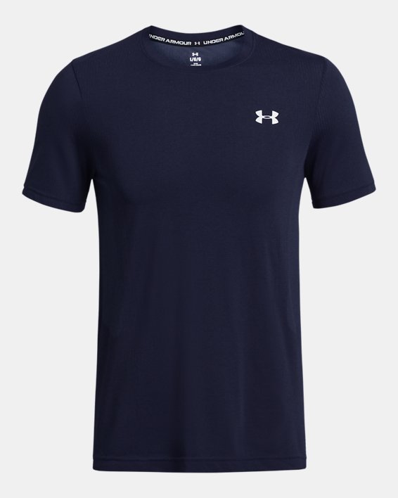 Męska koszulka z krótkimi rękawami UA Vanish Seamless, Blue, pdpMainDesktop image number 3
